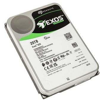 Seagate Exos X20 HDD, SATA 6G, 7200 U/min, 3,5" - 20 TB ST20000NM007D