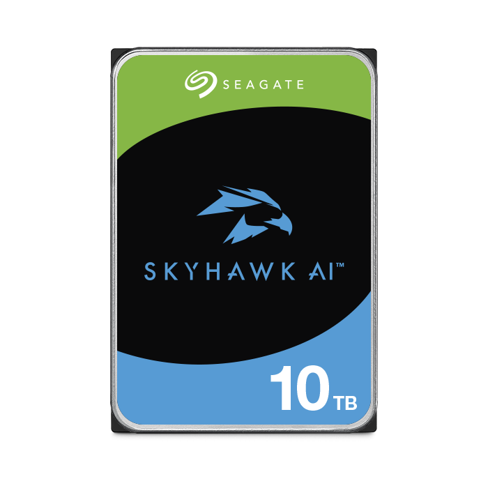 Seagate Hard Drive 10TB 7200 256MB SATA 6Gb/s SkyHawk AI