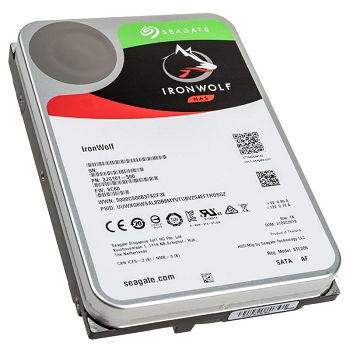 Seagate IronWolf NAS HDD, SATA 6G, 7200 U/min, 3,5" - 12 TB ST12000VN0008