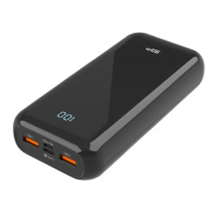 Silicon Power punjač Powerbank QS28, 20000mAh, 18W, 2×USB-A (QC3.0)/1×USB-C (PD)/Micro USB, crni