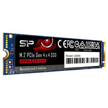 Silicon Power UD85 500GB M.2 2280 PCIe Gen4x4 & NVMe 1.4, HMB, R/W: 3600/2400MB/s
