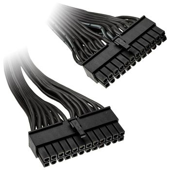 SilverStone 24 Pin ATX zu 24 Pin Kabel 350mm - schwarz SST-PP06BE-MB35