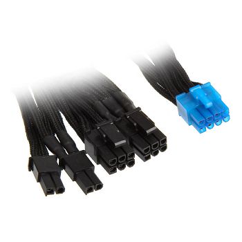 SilverStone 6+2-PCIe-Kabel (2x) für modulare Netzteile - 550mm SST-PP06B-2PCIE70