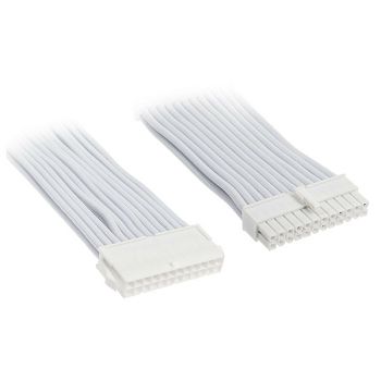 SilverStone ATX 24-Pin-Kabel, 300mm - Weiß SST-PP07E-MBW-V2