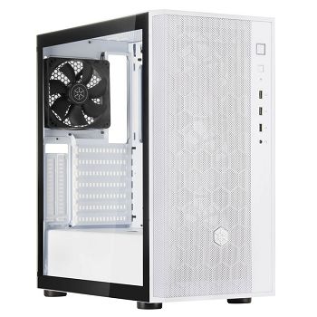 SilverStone Fara R1 V2 Midi-Tower kućište, Tempered Glass - bijelo SST-FAR1W-G-V2