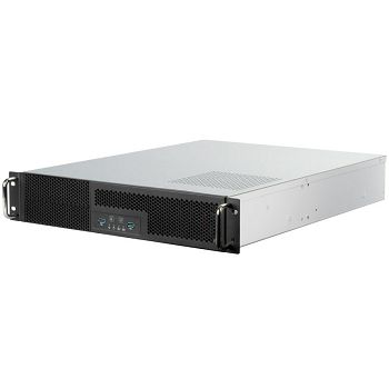 SilverStone RM23-502 Rackmount Server Case, ATX, USB 3.0 - 2U - black SST-RM23-502