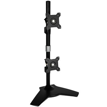 SilverStone SST-ARM24BS - Vertical dual monitor arm - black SST-ARM24BS