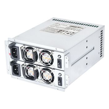 SilverStone SST-GM800-S CYBENETICS Srebrno redundantno napajanje za servere - 2x 800 Watt SST-GM800-S