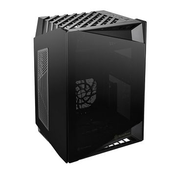 SilverStone SST-LD03B-AF Lucid Mini-ITX kućište, Tempered Glass - crno SST-LD03B-AF