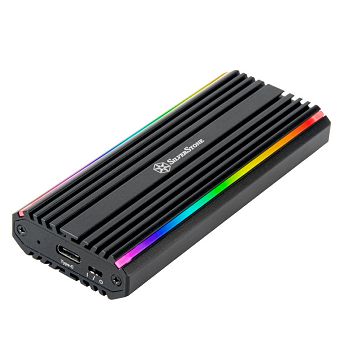 SilverStone SST-MS13 - USB 3.2 Gen 2 Case for M.2 SSD SST-MS13