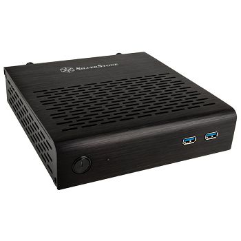 SilverStone SST-PT13B-USB3.0 Petit Thin-Mini-ITX kućište - crno SST-PT13B-USB3.0