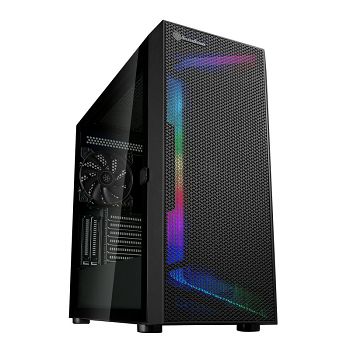 SilverStone SST-SEH1B-G - SETA H1 Midi-Tower kućište, Tempered Glass - crno SST-SEH1B-G