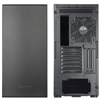 SilverStone SST-SEQ1B SETA Q1 Midi-Tower kućište - crno SST-SEQ1B