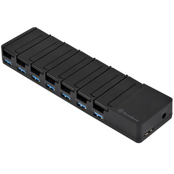 SilverStone SST-UC03B-PRO - USB charging station, 7 port - 36 watt SST-UC03B-PRO
