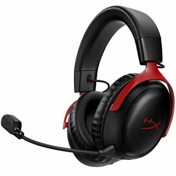 Slušalice HyperX Cloud III Wireless, bežične, crno-crvene 77Z46AA