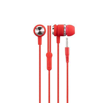 Slušalice HYTECH HY-XK24, mikrofon, crvene