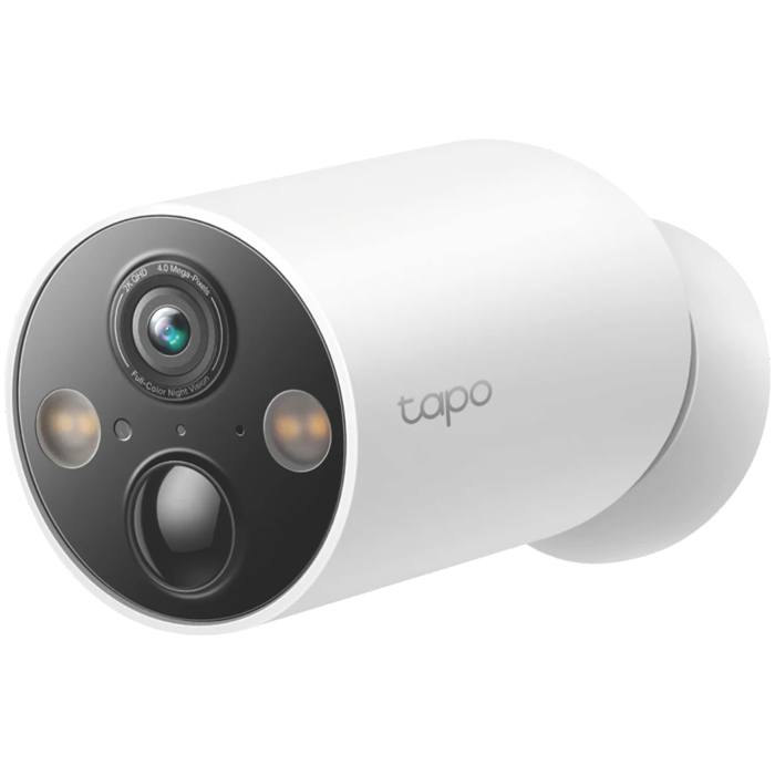 Smart Wire-Free Security Camera, Battery Camera System,2K QHD Live View,Color Night Vision,IP66 Weatherproof,Tapo Solar Panel Supported
