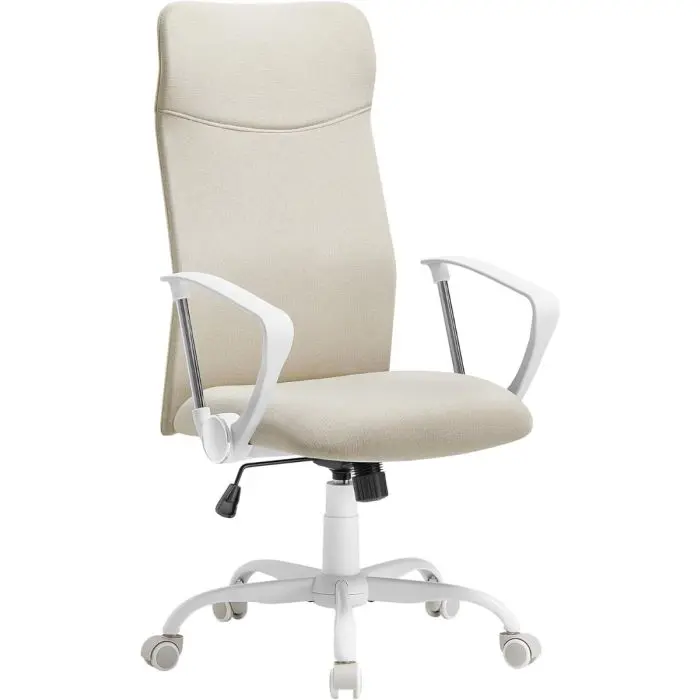 SONGMICS ergonomski pisarniški stol bež