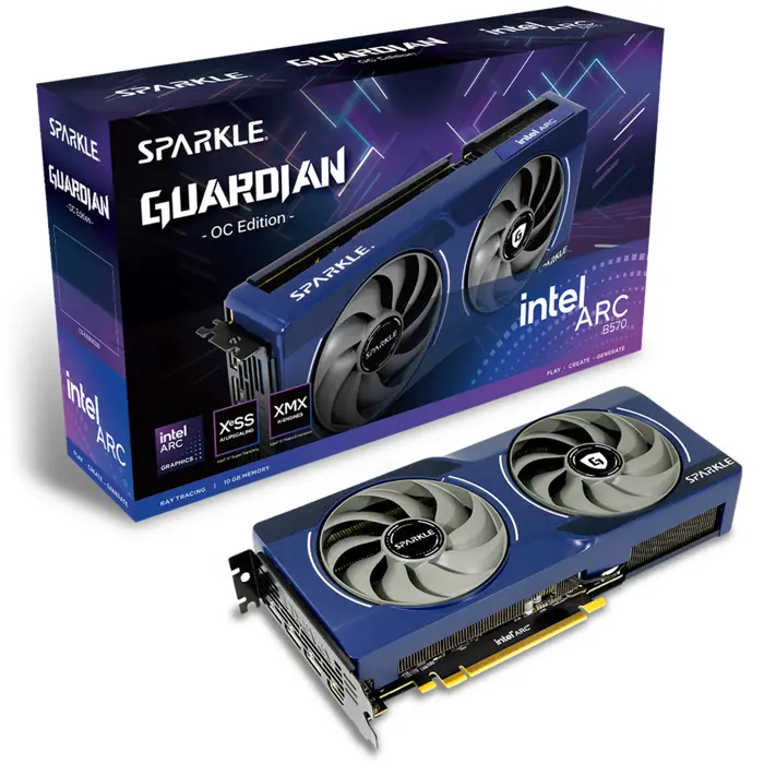 Sparkle Arc B570 Guardian OC Grafikkarte, 10240 MB GDDR6-SB570G-10GOC