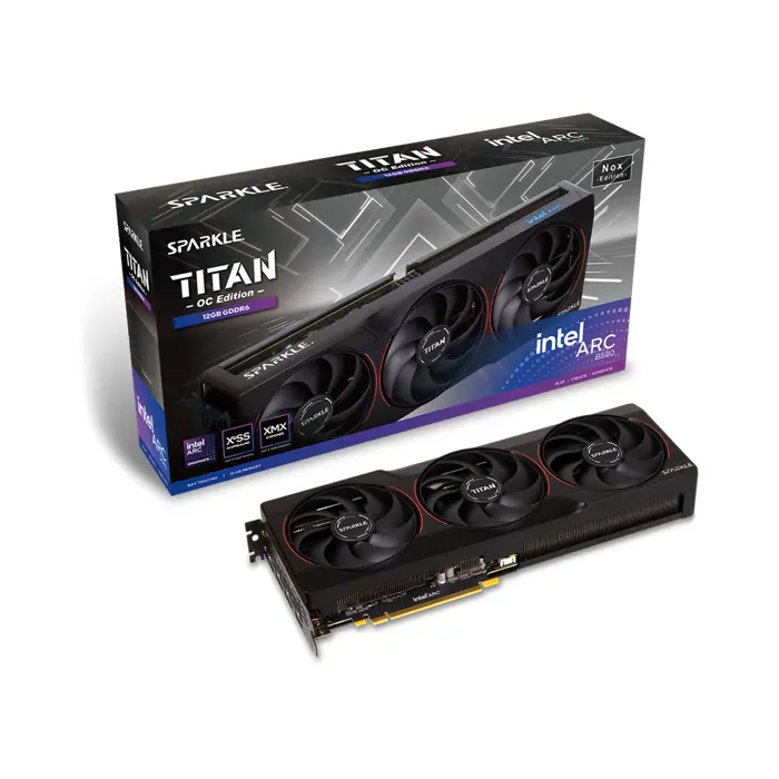 SPARKLE Intel Arc B580 TITAN NOX OC 12GB, SB580TB-12GOC