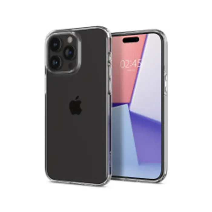 Spigen Liquid Crystal, zaštitna maska za telefon, prozirna - iPhone 15 Pro Max (ACS06557)