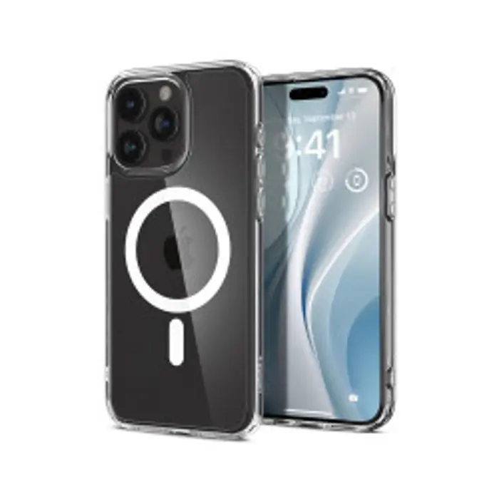 Spigen Ultra Hybrid MagSafe, zaštitna maska za telefon, bijela - iPhone 15 Pro Max (ACS06576)