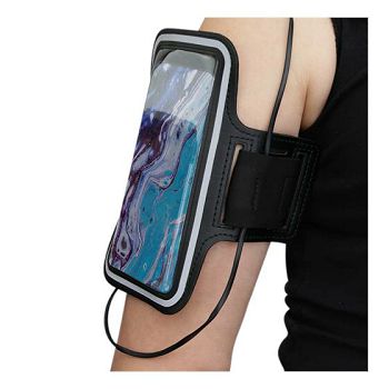 Sport armband STREETZ SPO-001, do 6.5", reflektirajući, crni