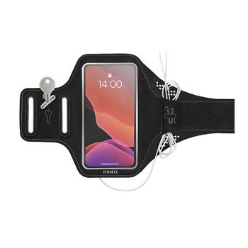 Sport armband STREETZ SPO-002, slim, do 6.5", reflektirajući, crni