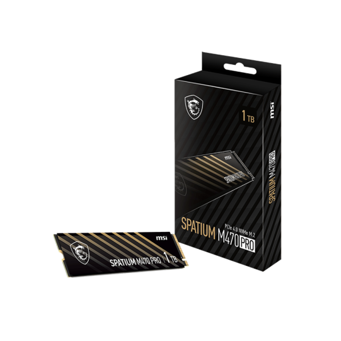 SSD PCIE G4 M.2 NVME 1TB SPAT./M470 PRO S78-440L0J0-P83 MSI