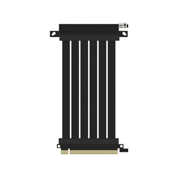 Ssupd riser ribbon cable - PCIe 4.0, 170mm, angled, black G89.OE776PI4L17.00