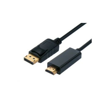 STANDARD DisplayPort kabel, DP v1.2 - UHDTV, M/M, 2.0m, crni