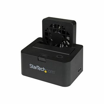 StarTech.com USB 3.0/ eSATA Dockingstation für SATA Festplatten - 2,5/3,5 HDD / SSD Docking Station mit UASP und Lüfter - Speicher-Controller - SATA 6Gb/s - eSATA 6Gb/s, USB 3.0 - SDOCKU33EF