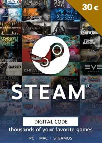 Steam dopuna kredita 30 EUR - EU - 919