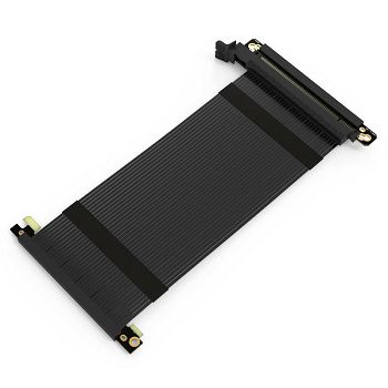 Streacom PCIe 4.0 riser ribbon cable - 210mm, black ST-RZ4-21B