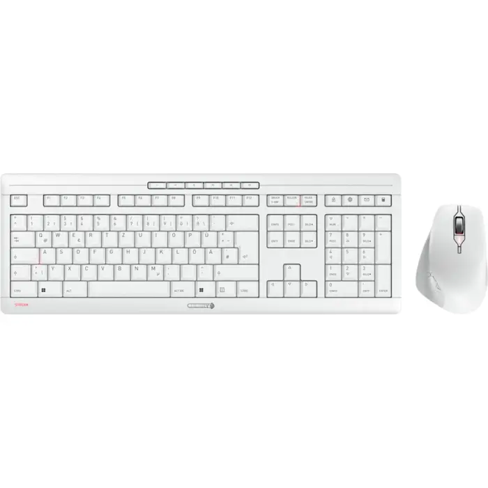 STREAM DESKTOP COMFORT (white, DE layout, Cherry SX scissor technology)
