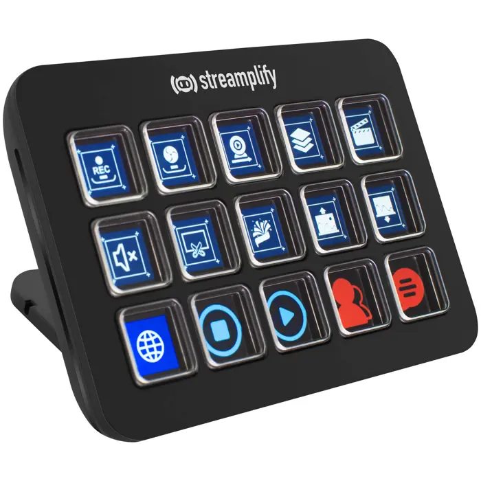 Streamplify STREAMING DECK ONE Stream Controller - schwarz-SPUD-DO20A01.11