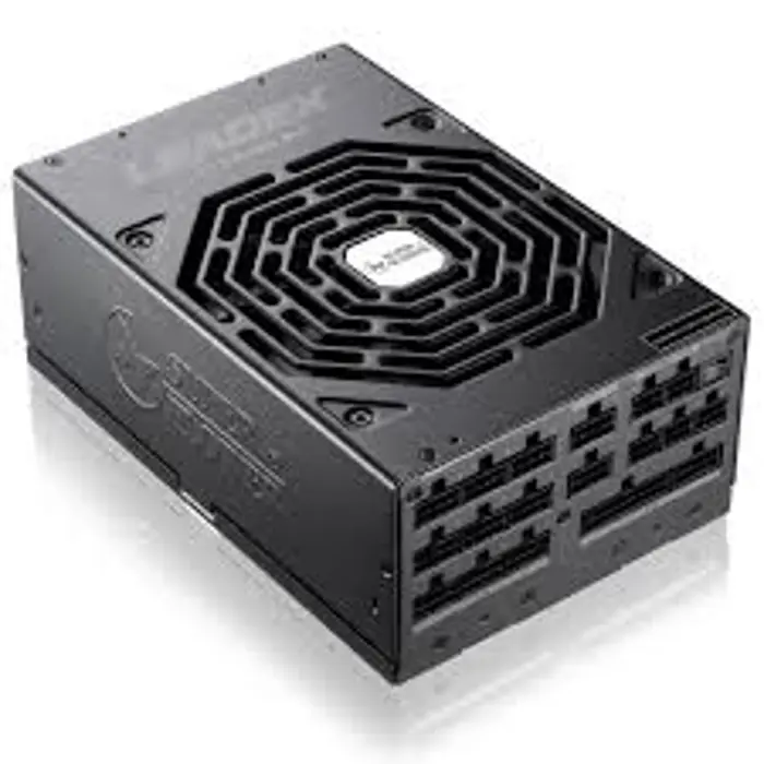 Super Flower LEADEX TITANIUM 1600W 80 PLUS Titanium Netzteil – 1.600 Watt, schwarz-SF-1600F14HT ATX 3.1