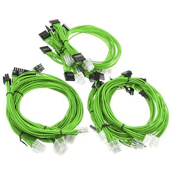 Super Flower Sleeve Cable Kit - grün SF-1000CS-GR