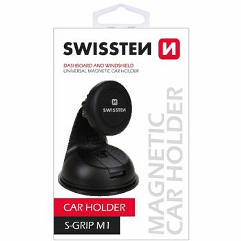 SWISSTEN držač za mobitel, magnetski, za staklo ili upravljačku ploču S-GRIP M1