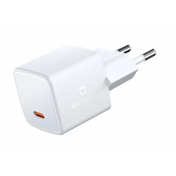 SWISSTEN punjač MINI GaN USB-C 33W POWER DELIVERY, bijeli