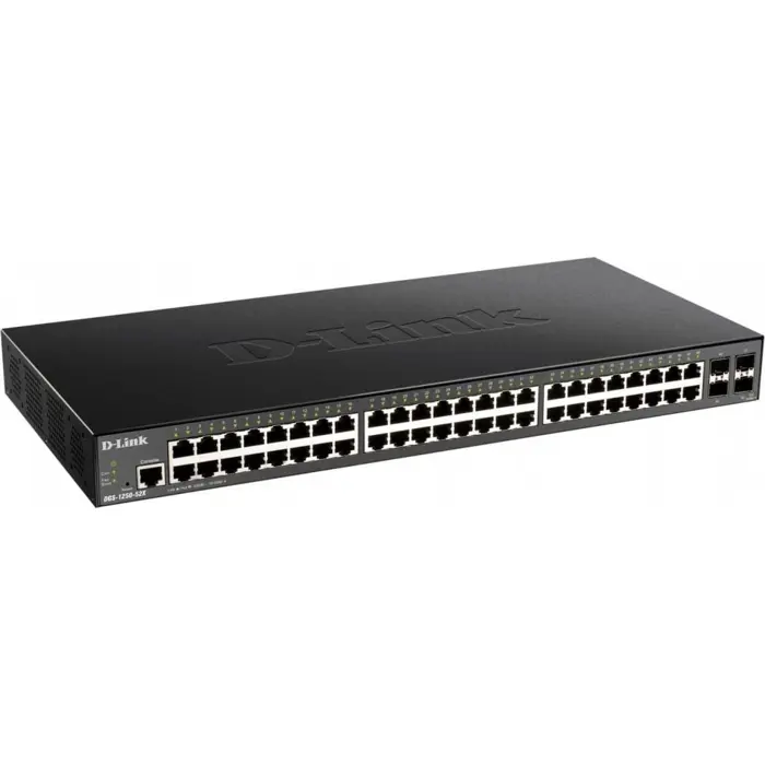 Switch D-Link DGS-1250-52X/E Gigabit Ethernet (10/100/1000) Black