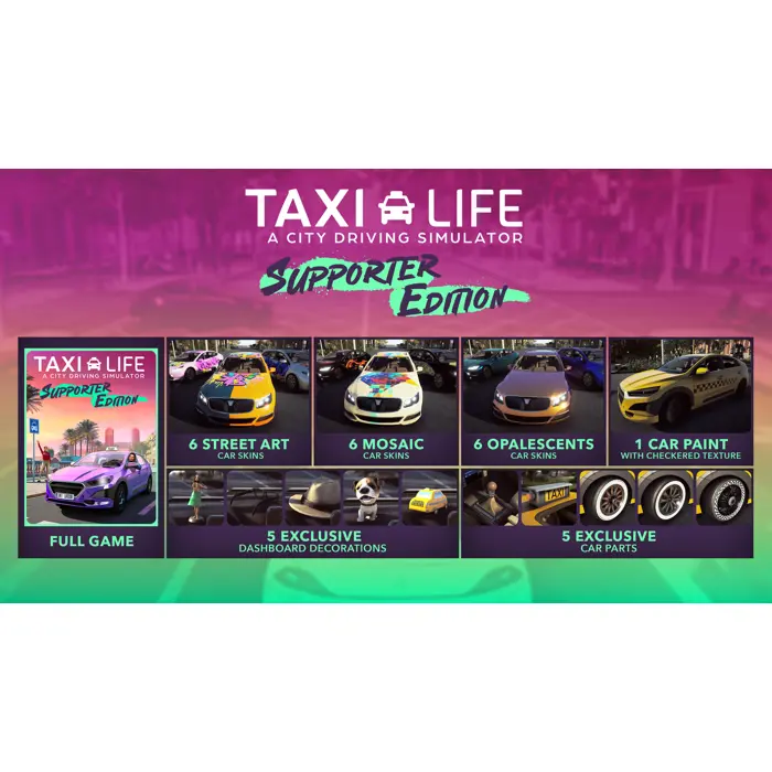Taxi Life: A City Driving Simulator - Supporter Edition