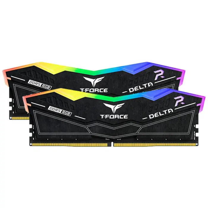 Team Group DDR5 - 32GB - 6400 - CL - 40 Delta RGB Dual Kit black