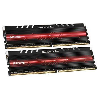 Team Group Delta Series red LED, DDR4-3000, CL16 - 32 GB Kit TDTRD432G3000HC16CDC01