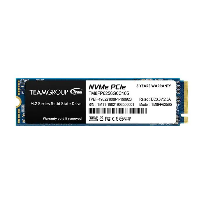 Teamgroup 256GB M.2 NVMe SSD MP33 3D NAND 2280