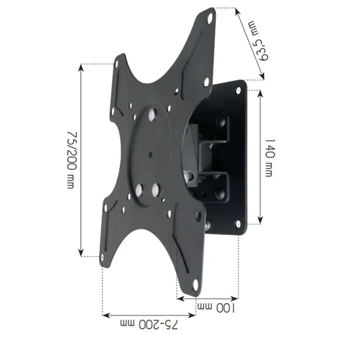 techly-19-37-wall-bracket-for-led-lcd-tv-tilt-1-swivel-black-53720-tvathluch0003.webp