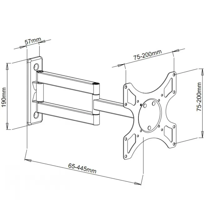techly-19-37-wall-bracket-for-led-lcd-tv-tilt-3-joints-black-71553-tvathluch0031.webp
