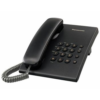 Telefon PANASONIC KX-TS 500B, žičani, crni