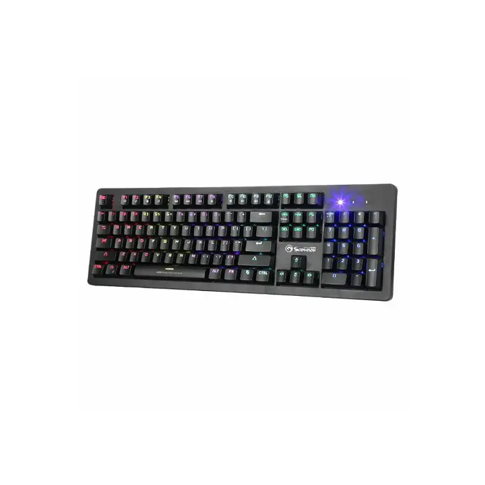 Tipkovnica MARVO SCORPION KG916, mehanička, LED, US/HR layout, crna