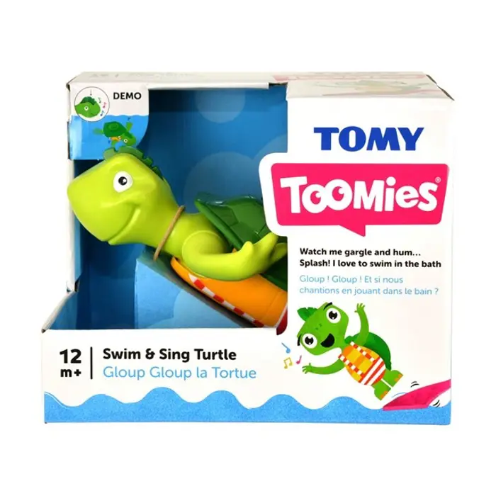 Tomy Toomies Swim n Sing Turtle Bath animal Multicolour